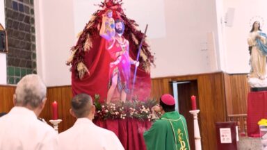 Fiéis recordam São Cristóvão em paróquia histórica de Belo Horizonte