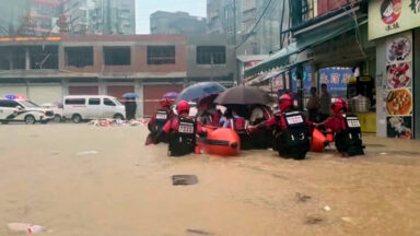 China: 15 mortos e 48 mil pessoas evacuadas devido às chuvas