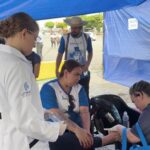 Projeto ajuda romeiros às margens da Dutra durante caminhada