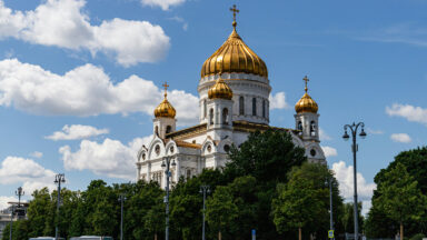 Arcebispo Gallagher visita a Catedral Ortodoxa de Moscou