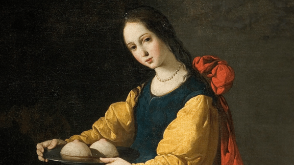 Pintura de Santa Águeda.