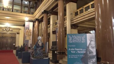 Exposição de arte sacra ganha recursos de acessibilidade