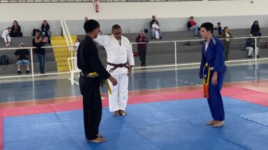 Atletas participam de festival de judô na Canção Nova