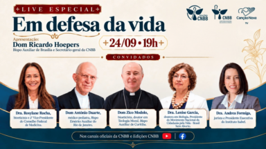 CNBB promove live sobre dignidade humana e defesa da vida