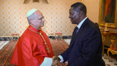 Presidente da República Centro-Africana é recebido pelo Papa