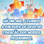 Vamos comemorar, juntos, 1 ano de Revista Canção Nova Kids