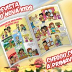 A Revista Canção Nova Kids chegou com a Primavera