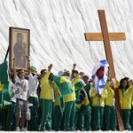 Acolhida da cruz e ícone de Nossa Senhora da JMJ 2013