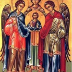 São Gabriel, São Rafael e São Miguel, rogai por nós