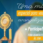 Uma missa celebrada em intenção ao sócio evangelizador
