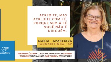 Sem a fé não somos ninguém