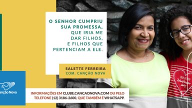 Deus nunca volta atrás em suas promessas
