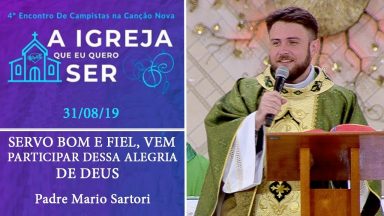 Servo bom e fiel, vem participar dessa alegria de Deus