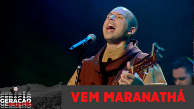 Frei Gilson canta 'Vem Maranatha' no Encontro Jovens Sarados 2019