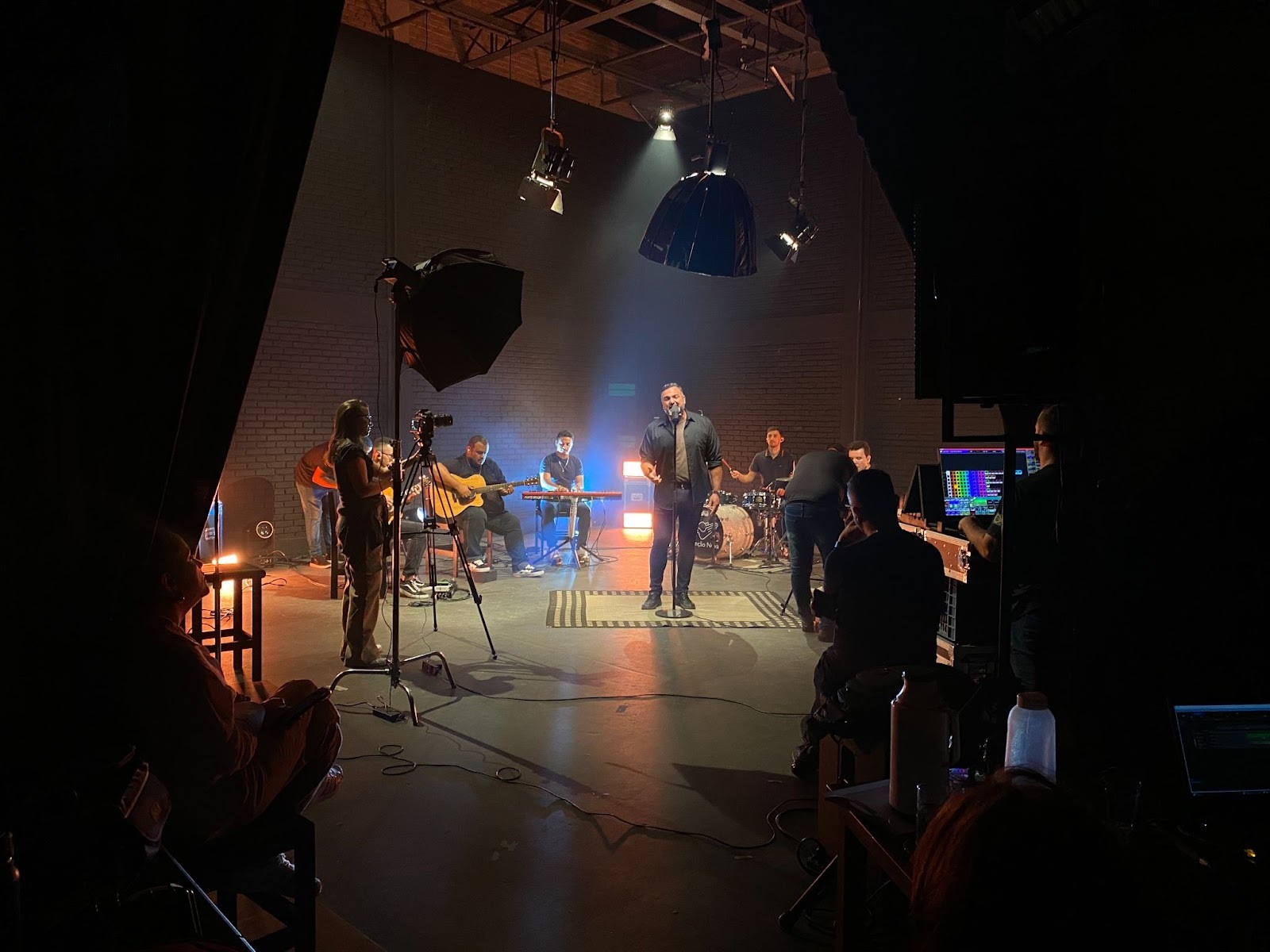 Gravação do EP na Gravadora Canção Nova