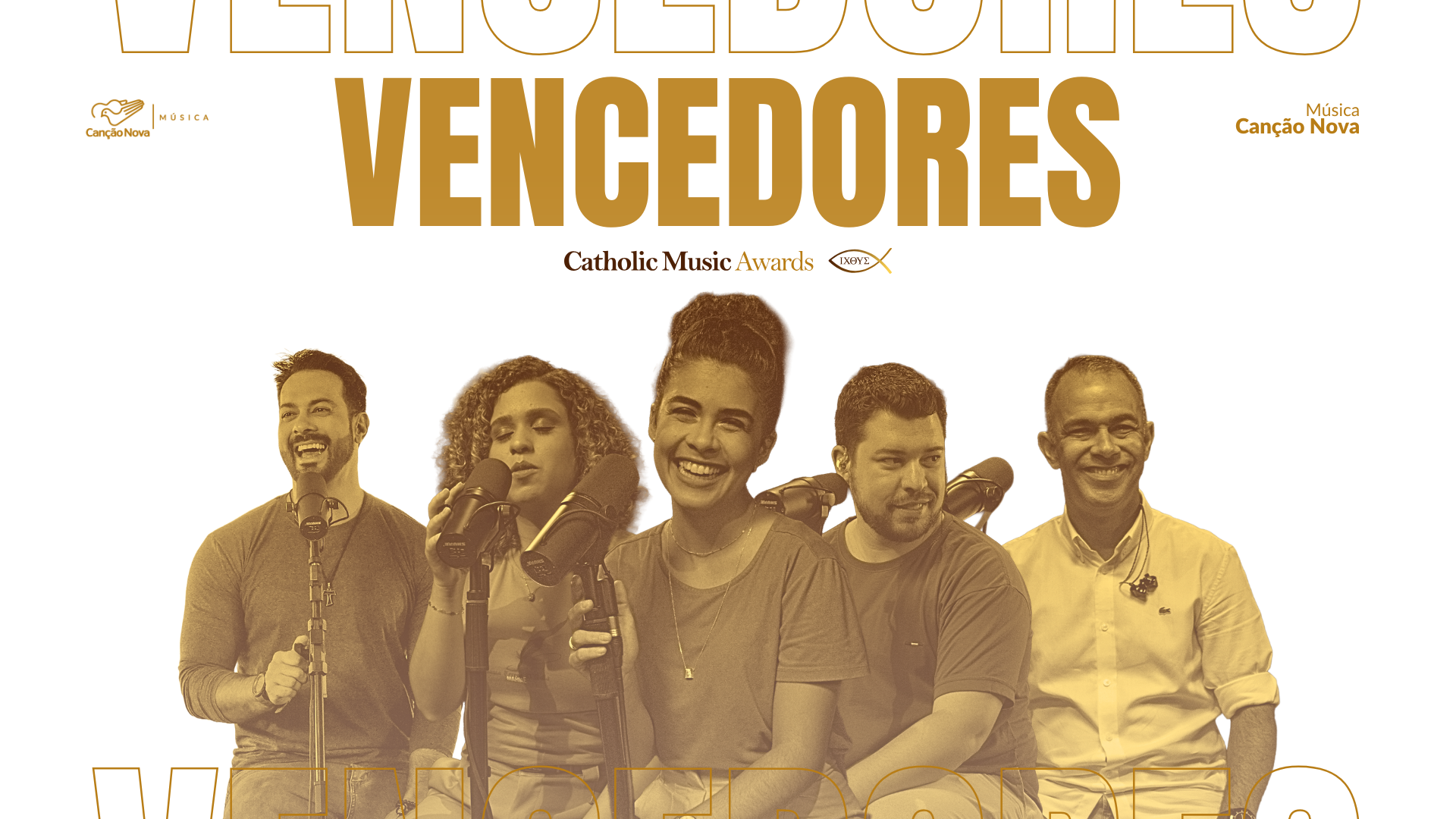 Pitter Di Laura, Thiago Tomé e Ministério Amor e Adoração foram ganhadores do Catholic Music Awards