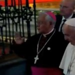 Papa Francisco visita a Catedral de Quito