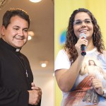 Eliana Ribeiro e padre Cleidimar realizam sessão de autógrafos