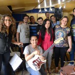 Músicos se preparam para show mariano