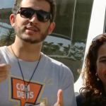 Emanuel Stênio e Elliana Ribeiro em Santos-SP