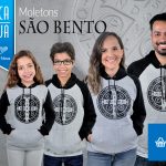 Lindo moletom inspirado na medalha de São Bento!