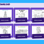 Centenas de desenhos para seu pequeno pintar