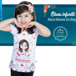Conheça a nova blusa infantil com imagem de Maria Menina!