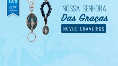 Conheça os novos chaveiros de Nossa Senhora das Graças!