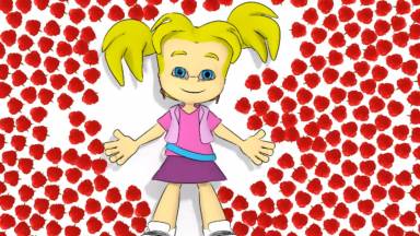 Muitas rosas para a Mãezinha do Céu