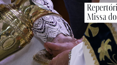 Banner Repertório para a Santa Missa do Lava-pés