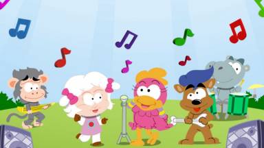 Noé e sua turma cartoon