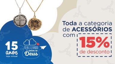 Comemore conosco 15 anos da Loja Virtual!