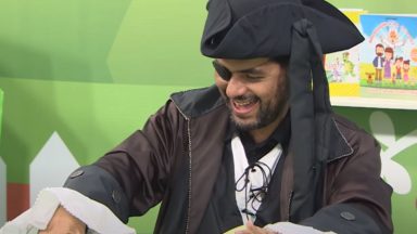 Um Pirata trabalhando?