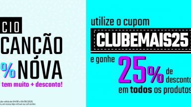 Cupom CLUBEMAIS25