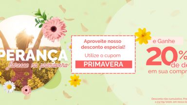 Cupom PRIMAVERA