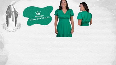 Vestido Nossa Senhora das Graças - Verde