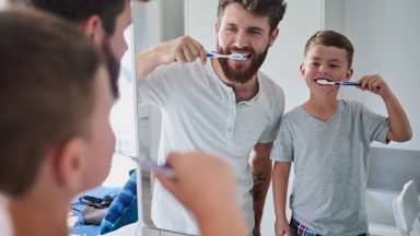 A importância da escovação na infância