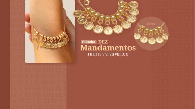 Pulseira 10 Mandamentos Semijoia