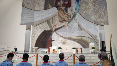 Caravana de cavaleiros de Tibati/PR agradecem ao Pai das Misericórdias