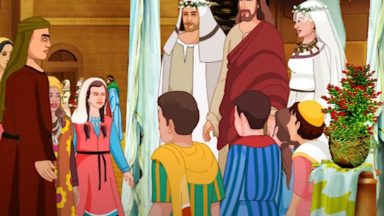 Jesus vai a um casamento