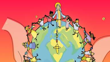 Crianças em todo o mundo rezam o terço pela paz