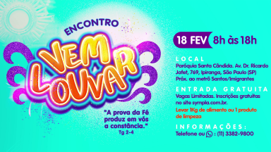 Canção Nova em SP promove primeiro encontro de carnaval “Vem Louvar”