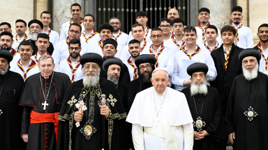 Papa Francisco e Patriarca Tawadros II realizam audiência geral