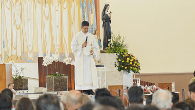 Maior santuário do mundo dedicado à Santa Rita realiza primeira novena