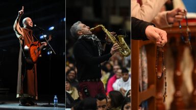 Shows, luau, rosário: PHN reúne jovens para experiência com Deus