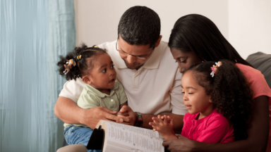 Os filhos se alimentam da espiritualidade dos pais