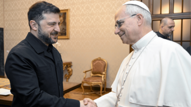 Papa recebe presidente da Ucrânia e renova esperança de paz