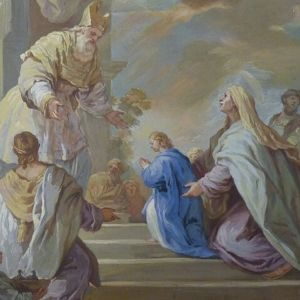 Imagem da Apresentação de Nossa Senhora no Templo 