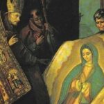 São Juan Diego Cuauhtlatoatzin e a Nossa Senhora de Guadalupe