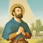 Santo Isidoro, o Lavrador, conhecido como padroeiro dos camponeses e agricultores
